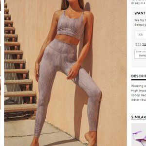 All Fenix Purple Snake Print Set